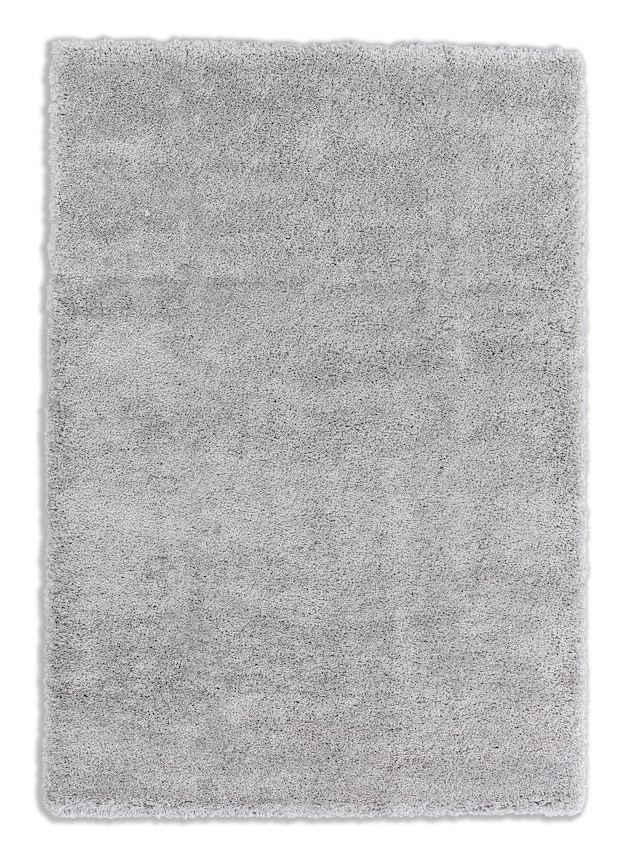 SCHÖNER WOHNEN-Kollektion Hochflorteppich SAVAGE 80 x 150 cm silberfarbig