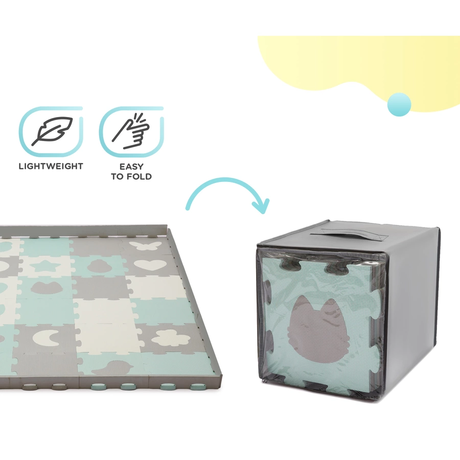 Kinderrkraft Puzzlematte LUNO SHAPES, mint