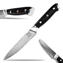 Universeel Officemes damaststaal - Elegance serie - VG-10 Japans damascus - 67 lagen staal - VDN