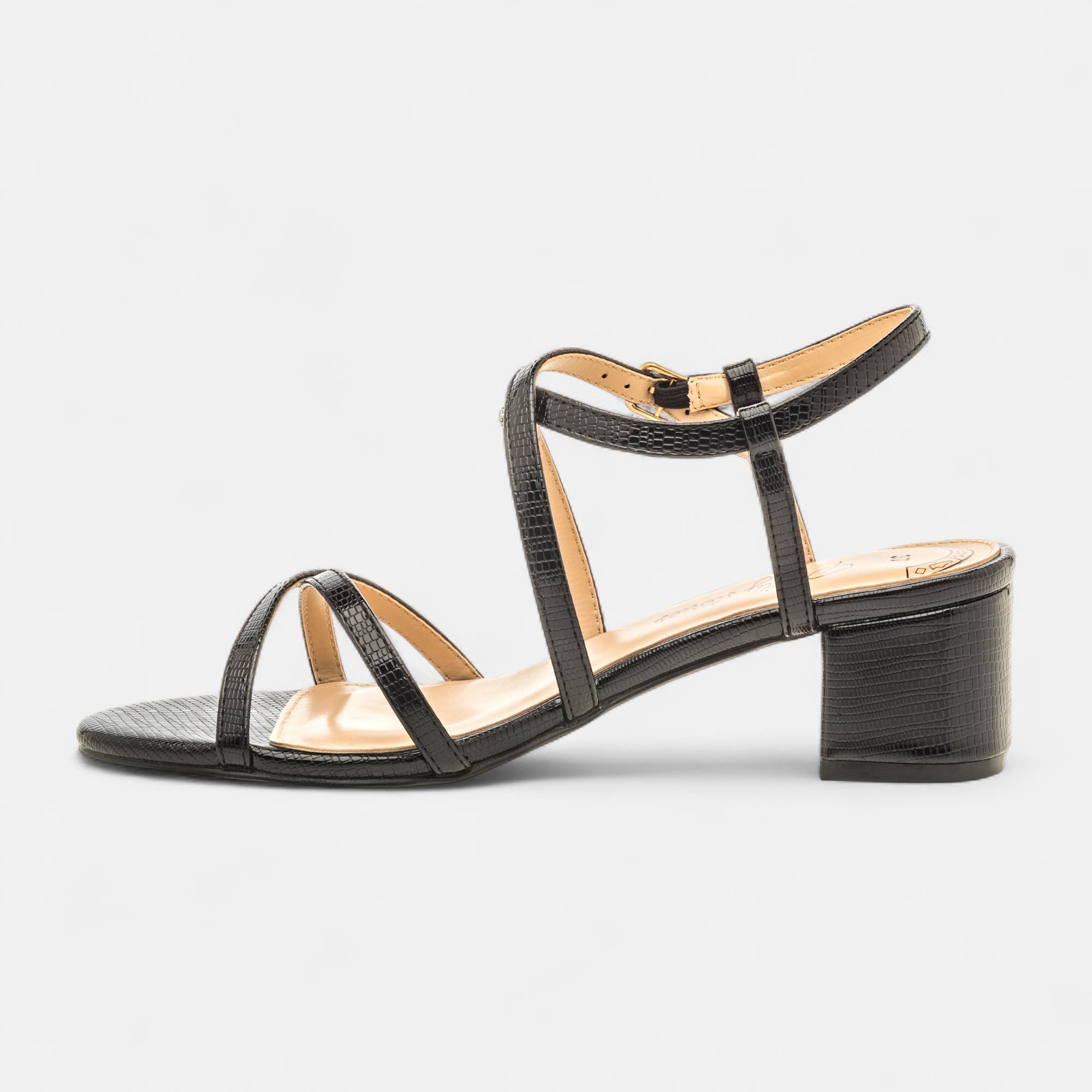 Nu-pieds à talon Femme noir