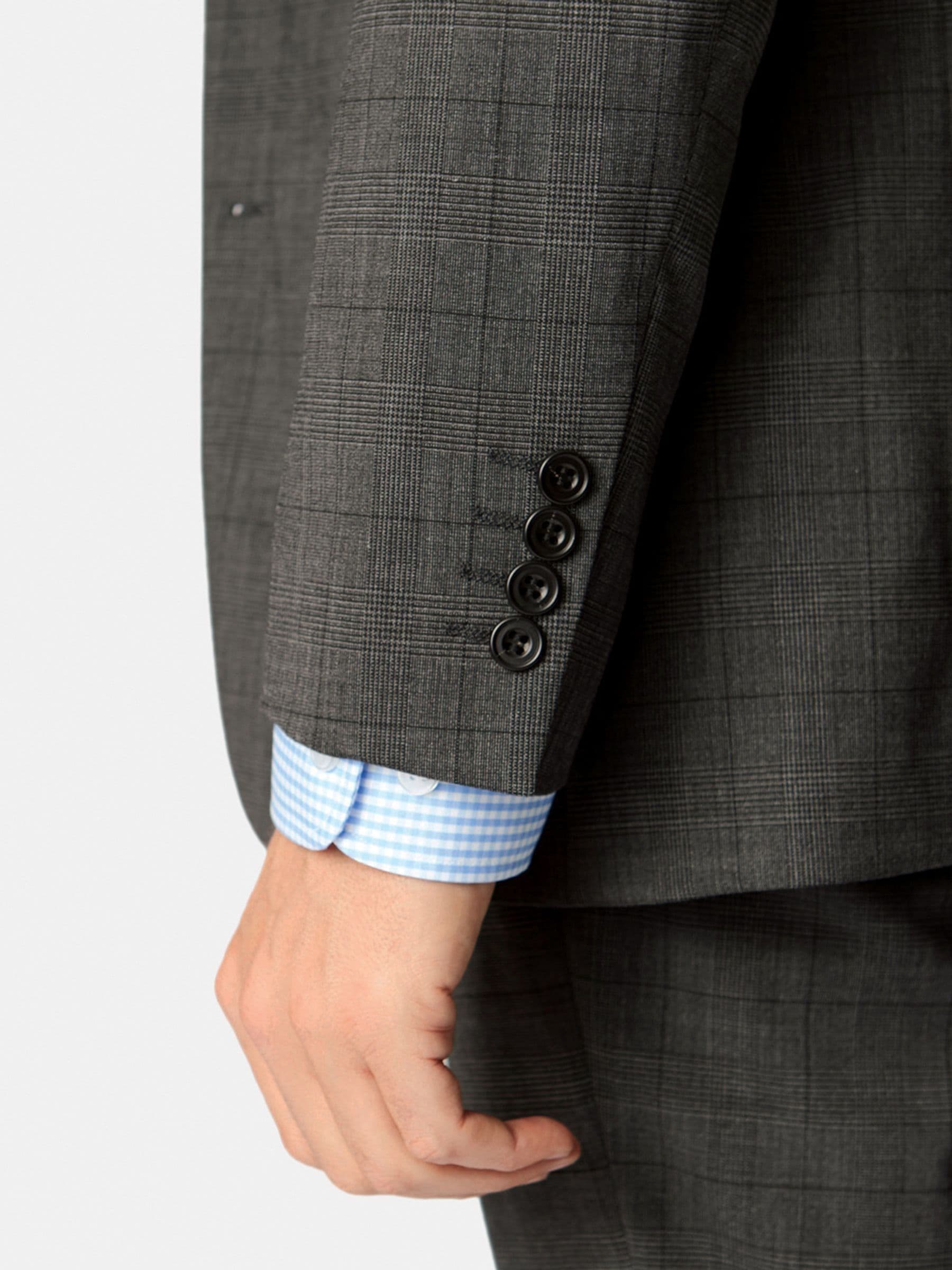 Grijs - Brook Taverner Cassino Slim Fit Jacket