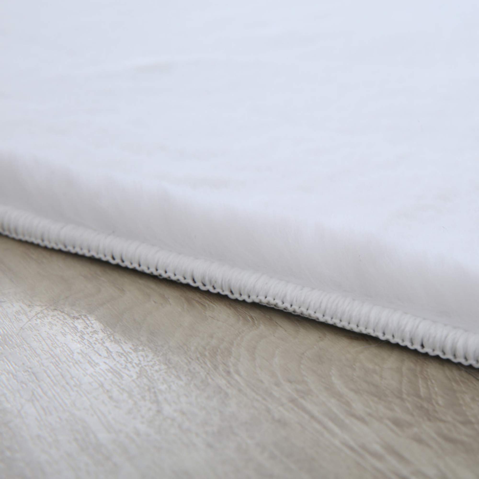 Weicher Hochflor Teppich Wohnzimmer Einfarbig, Felloptik, Flauschig, Rutschfest,