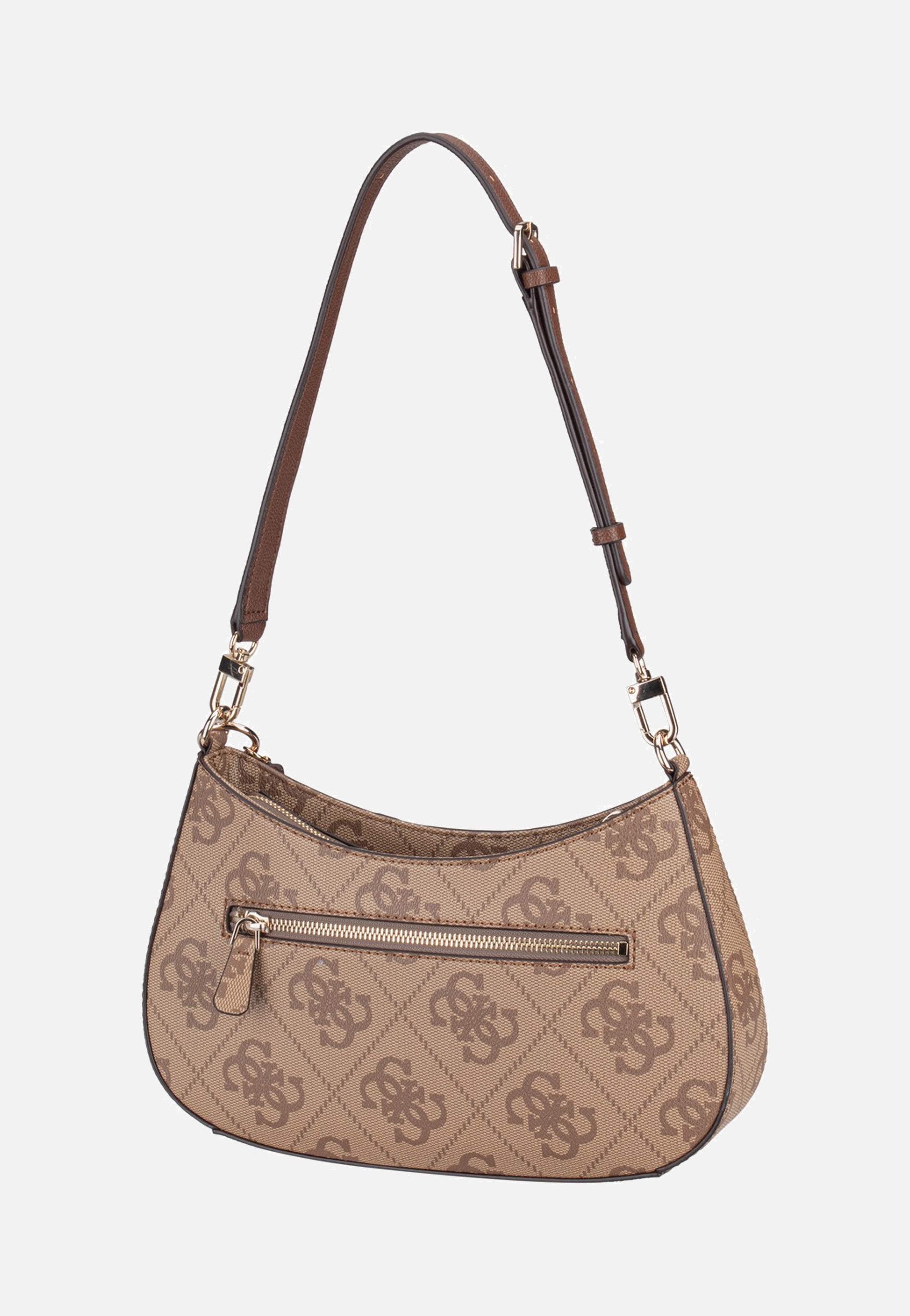 Noelle II Top Zip SHB 72180 Latte Logo/Brown - Umhängetasche