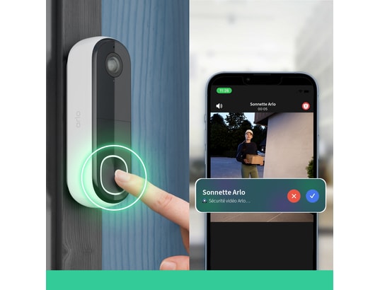 ARLO - Visiophone Sonnette vidéo sans fil HD