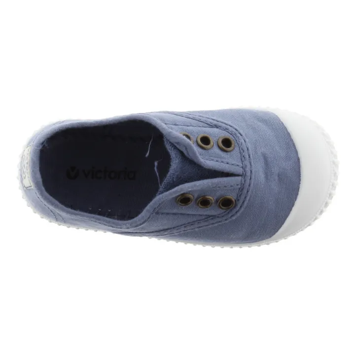 Victoria Baskets Inglesia Elastico Lon | Bleu