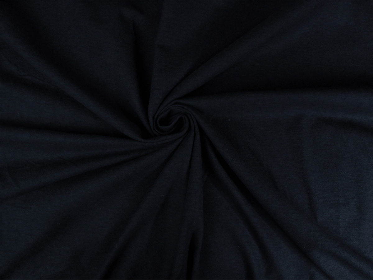 DoubleDry Flanel 140x200 cm hoeslaken - zwartblauw