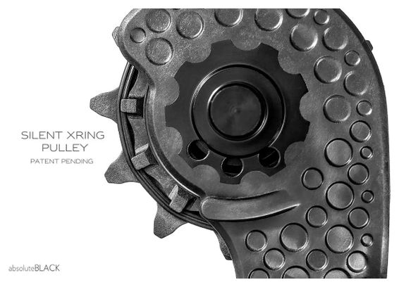 Chape de Dérailleur Hollowcage AbsoluteBlack pour Ultegra / Dura Ace 11 V Rainbow