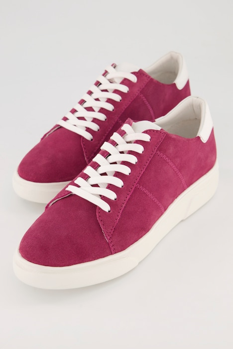 Sneaker, Veloursleder, Weite H