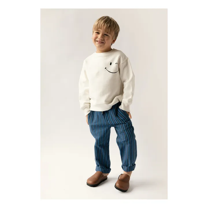 Simple Kids Sweat Seaside | Blanc