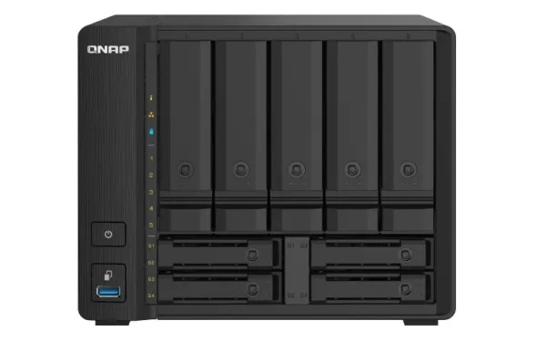 QNAP TS-932PX - NAS-server - 9 fag - SATA 6Gb/s - RAID 0, 1, 5, 6, 10, 50, JBOD, 5 hot reserve, 6 hot reserve, 60, 50 hot reserve, 10 hot reserve, 1 hot reserve, 60 hot reserve - RAM 4 GB - Gigabit Ethernet / 2,5 Gigabit Ethernet / 10 Gigabit Etherne