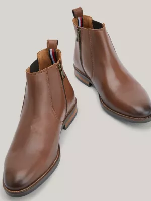 Botas Chelsea Essenciais de Couro
