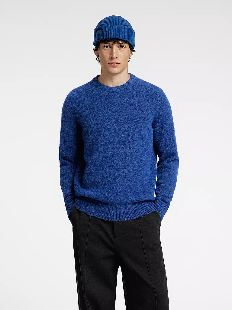SELECTED Pullover SLHRAI  blau