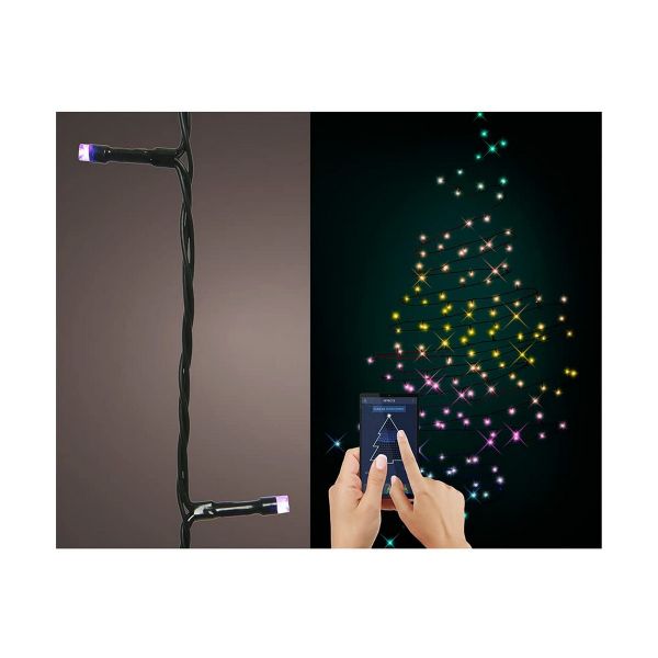 Lumineo Grinalda de Luzes LED Multicolor 9,9 m - S7908058