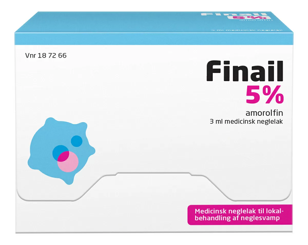 Finail 5 % medicinsk neglelak - 3 ml.