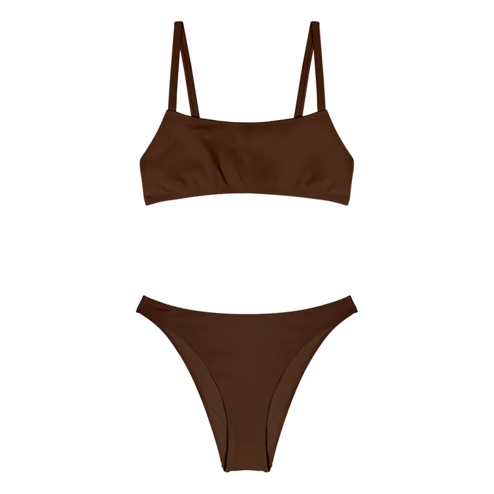 Lido Maillot 2 Pièces Undici Culotte Taille Basse | Marron