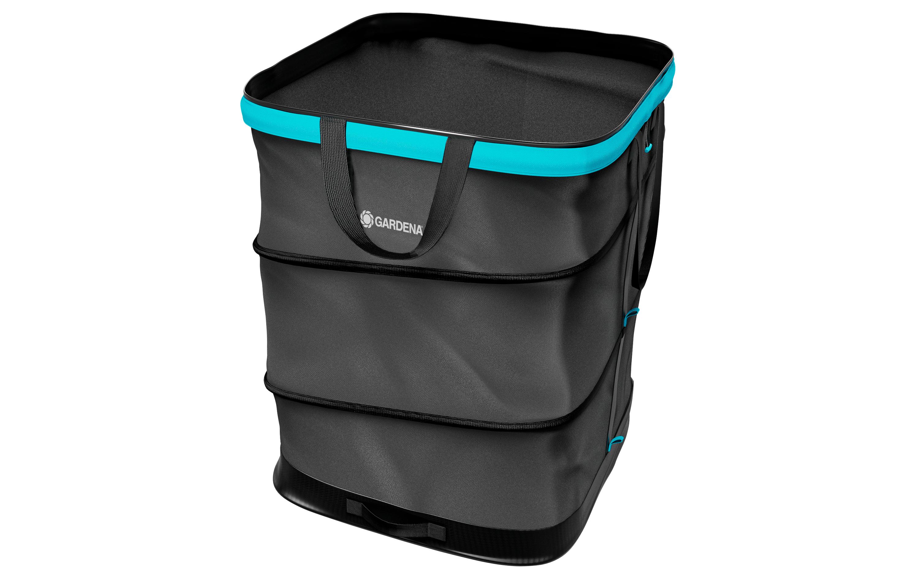 Gartenabfallsack PopUp Rechteckig, Grösse MFaltbarer Gartenbehälter zum ergonomischen Einsammeln von Abfällen bis zu 130 l