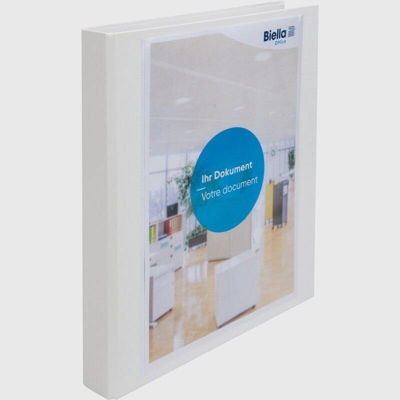 Biella Zeigebuch Creative XL #2, 4-Ring, A4, 4 cm, weiss