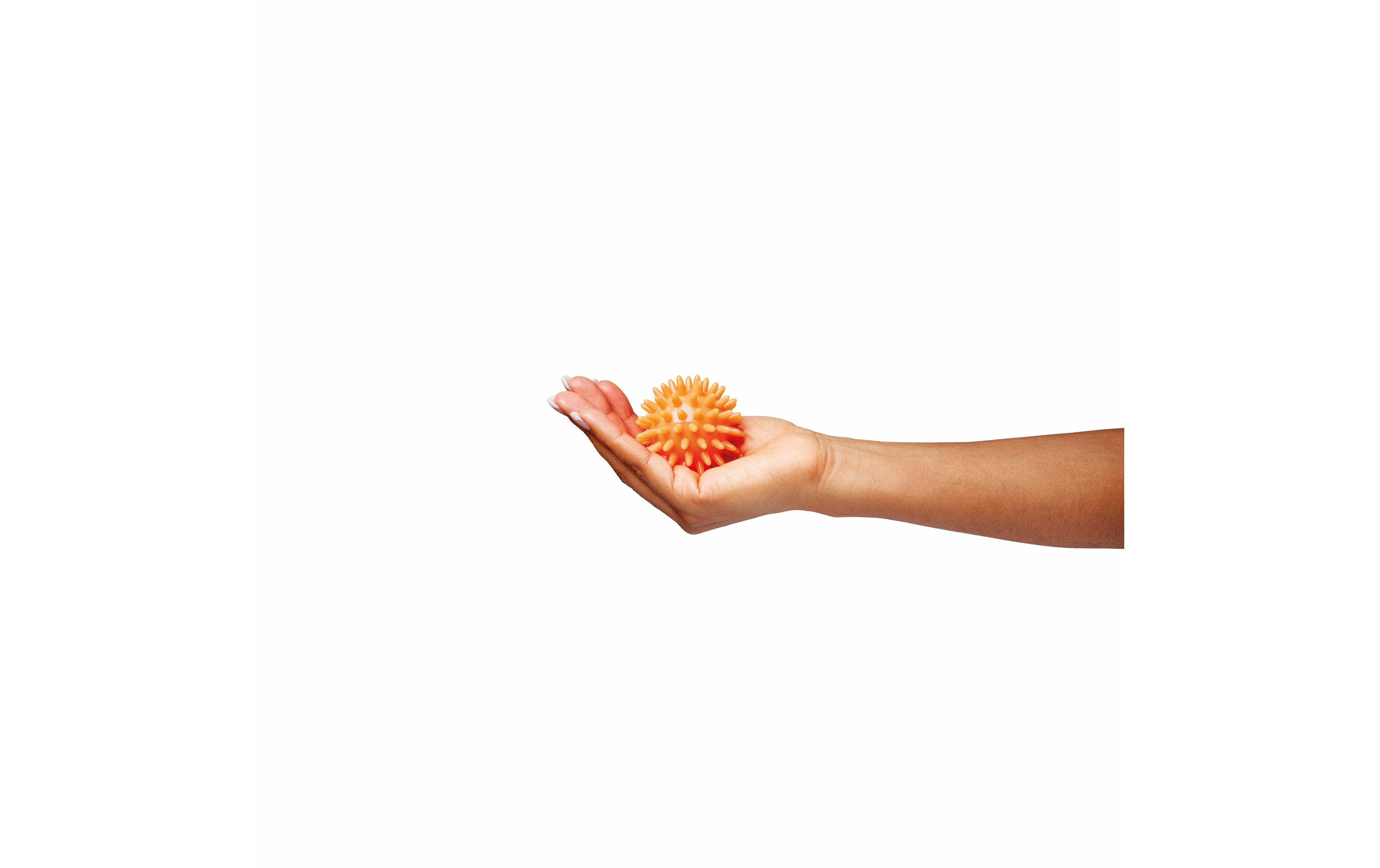 Massageball 6 cm orangeBall für Fingerübungen und zum Massieren