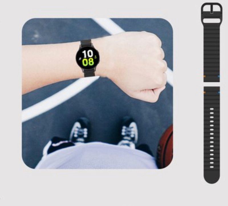Just In Case - ActiveFlex - Smartwatchband - Zwart - Compatibel met Garmin Venu 3