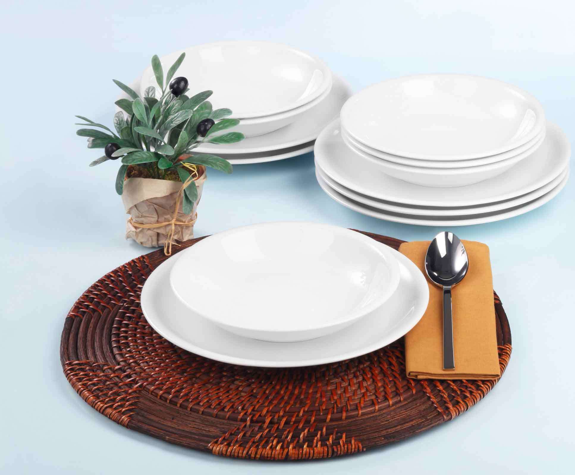 Seltmann Weiden Tafelservice Compact Weiß 12er Set