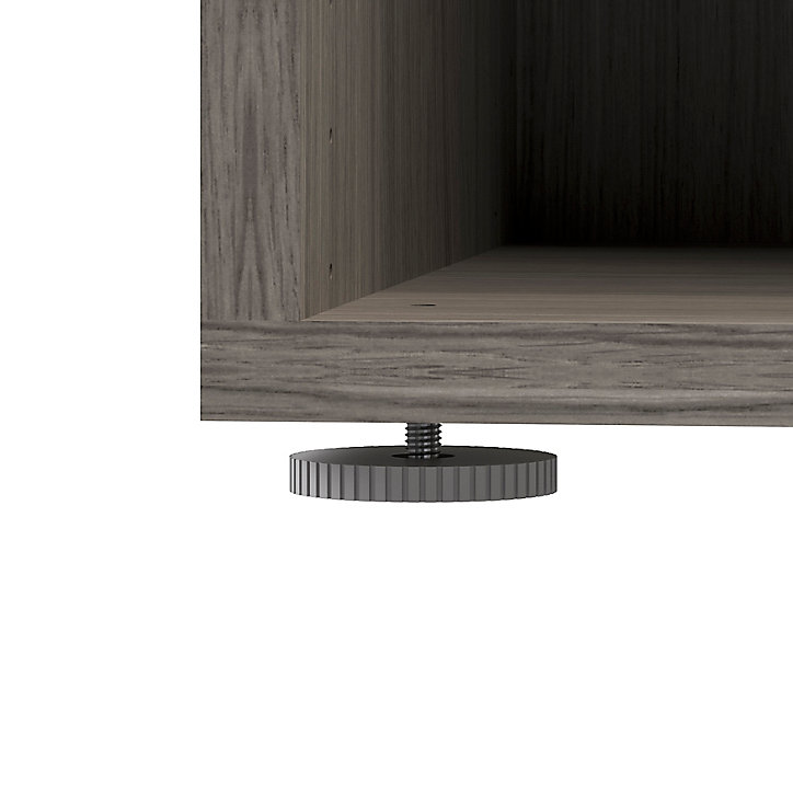 Caisson effet chêne grisé GoodHome Atomia H. 112,5 x L. 50 x P. 45 cm