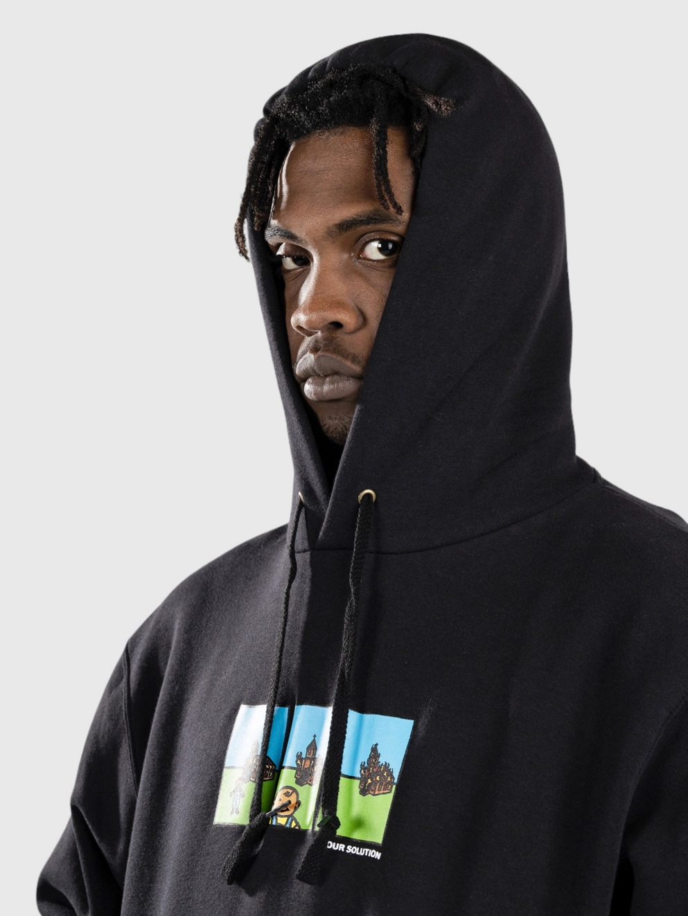 Sour Solution Burn Hoodie black