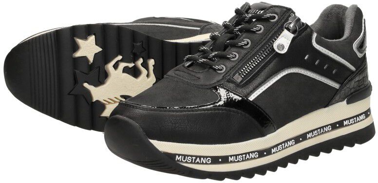 Mustang Sneakers Laag zwart