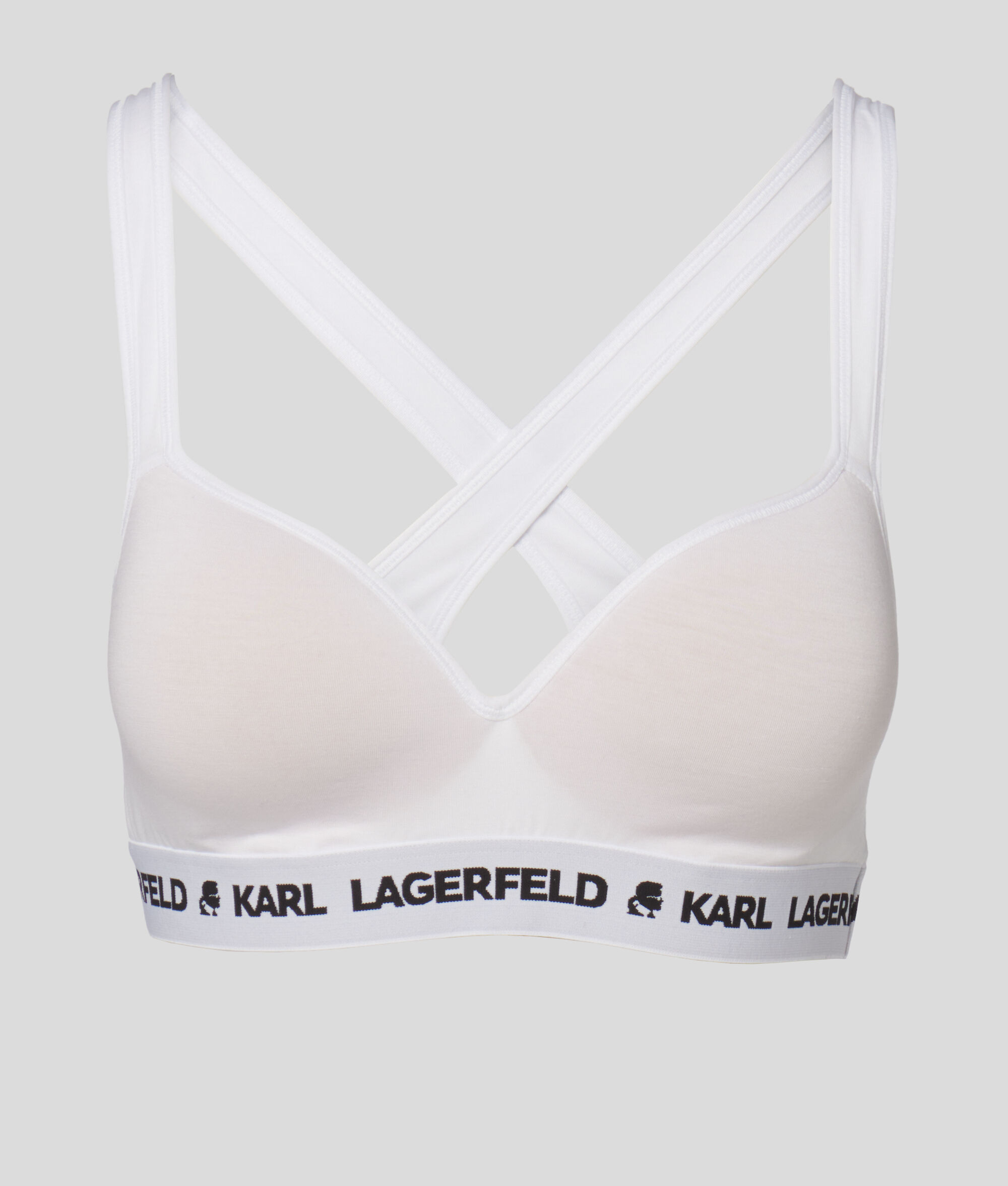 SOUTIEN-GORGE DE SPORT REMBOURRÉ LOGO KARL