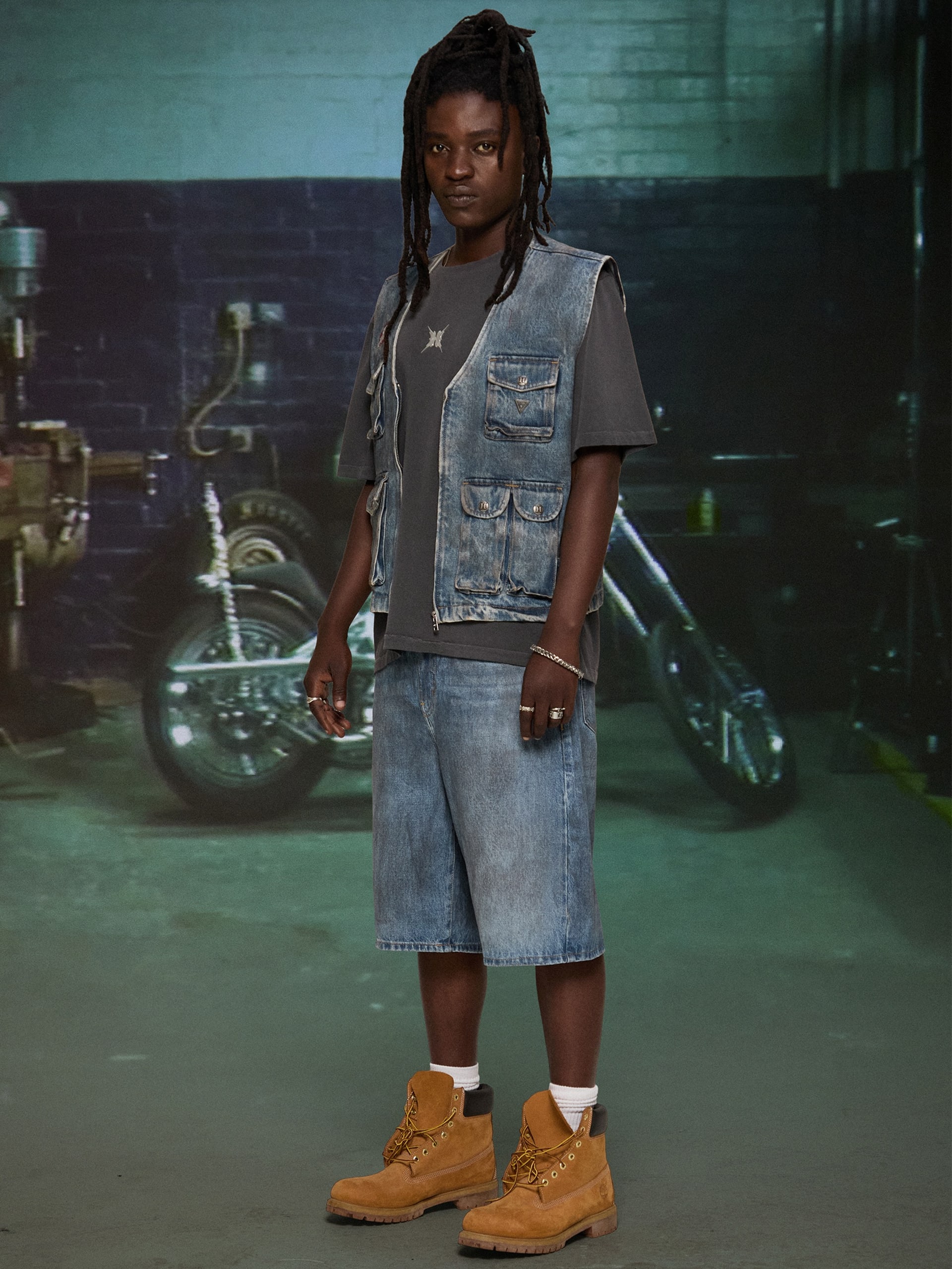 Colete jeans HARDSTONE