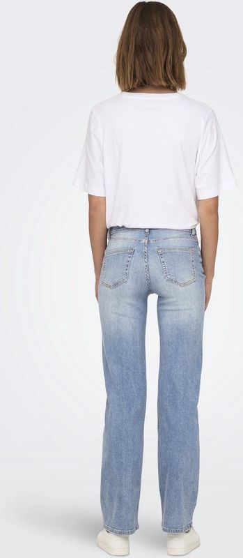 Only - Onlblush Mid Straight Jeans - Light Blue - Denim