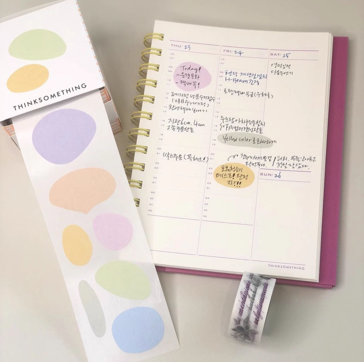 (1 Rolle à 100Stk.) Pull Out Index Haftnotizen Sticky Notes Spender Lesezeichen Tabs - Rund