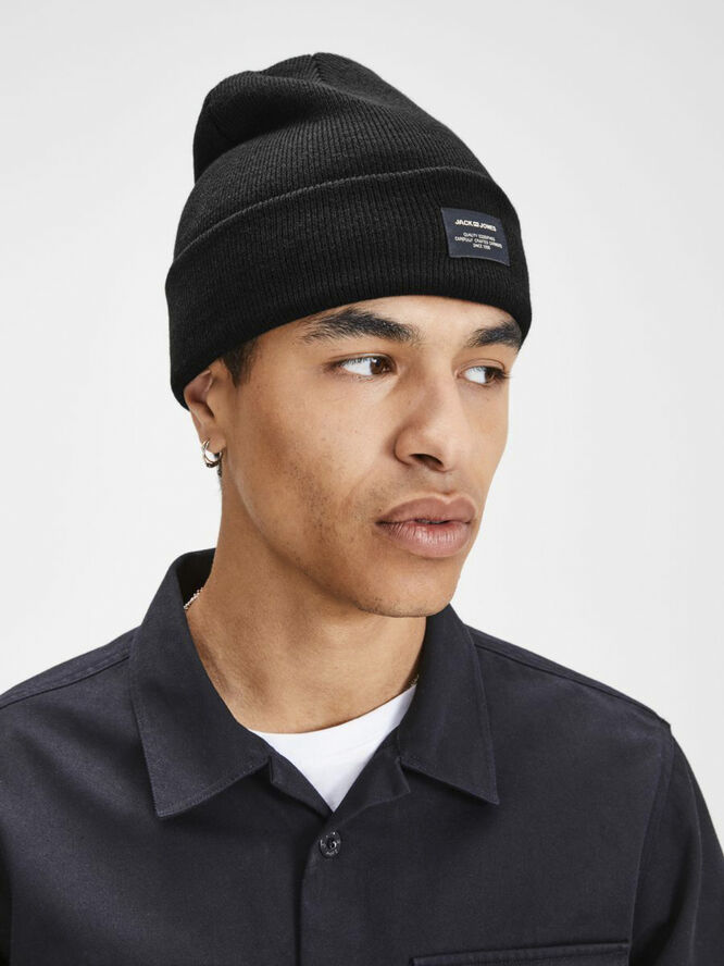 Jack & Jones JACDNA BEANIE NOOS Sort