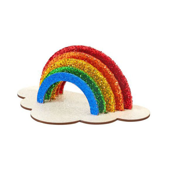 Colorations - Maak en Versier je Eigen Houten Regenboog, Set van 6
