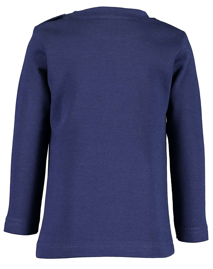 Langarmshirt VEHICLES – DIG IT in ultramarinblau