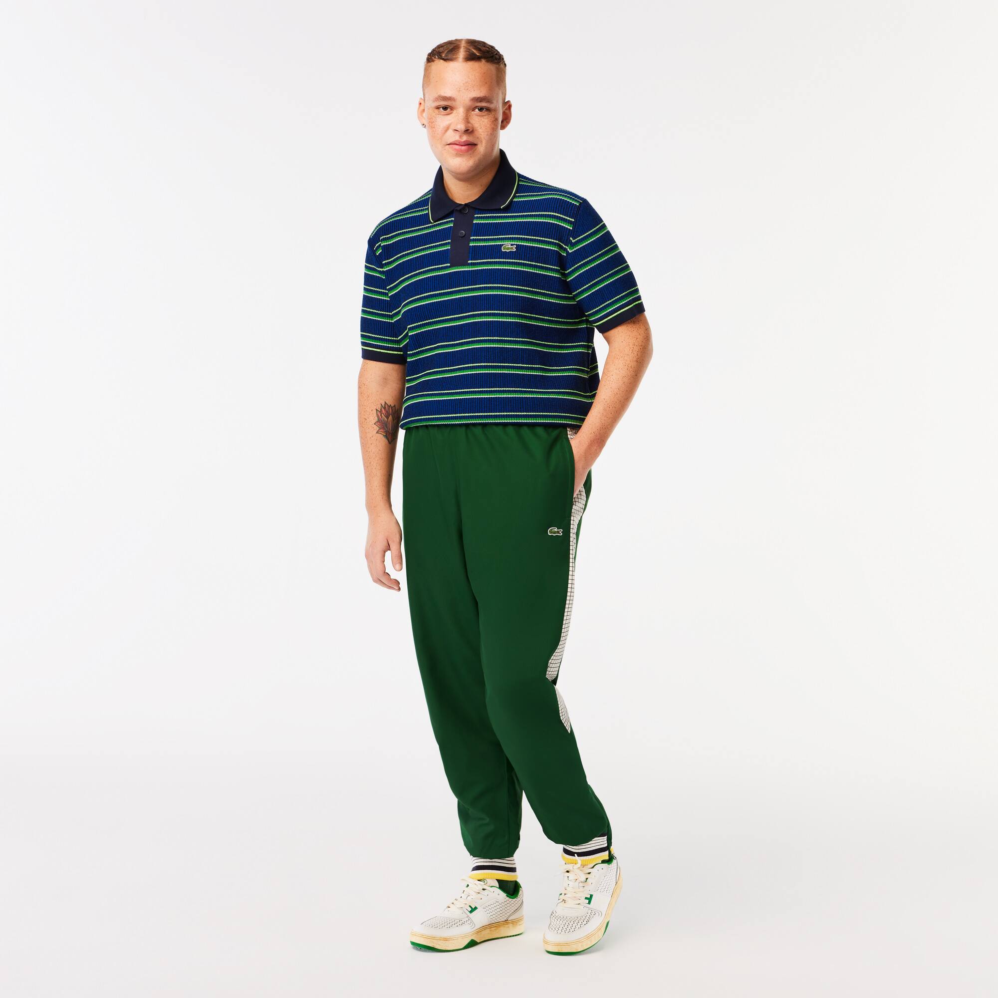 Herren LACOSTE Trainingshose mit Tennis-Aufdruck Trainingshosen - Grün - Lacoste - Herren