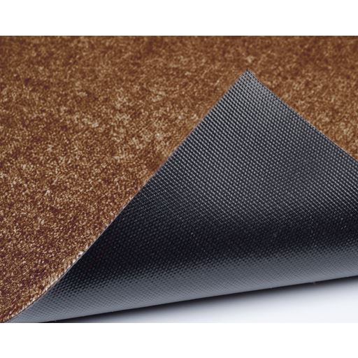 Tica Copenhagen Stripe Horisontal Gulvtæppe, Cognac/Dark Brown/Black , 90x200 cm