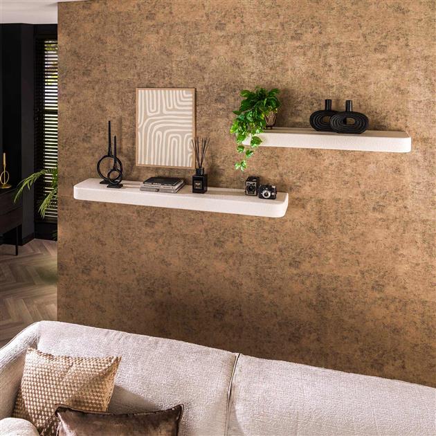 Hoyz Collection - Wandplank Stone 100cm - Marmer Composiet