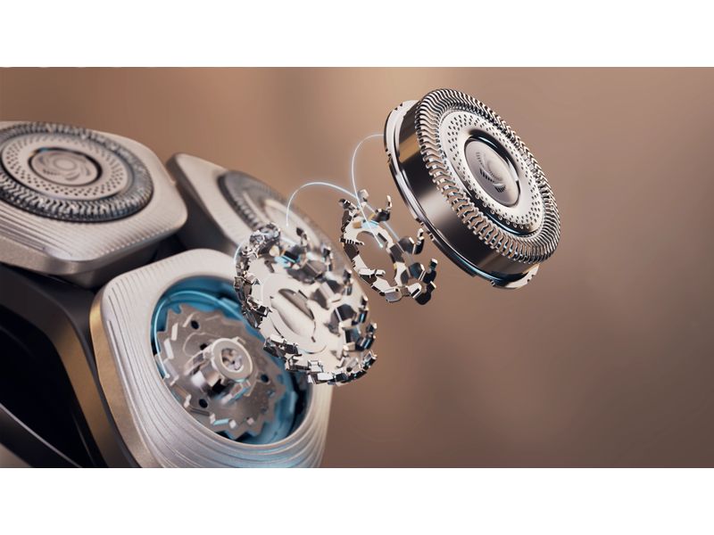 Philips Rasierer Series i9000 X9000/30 mit Reinigungsstatio Elektrischer Nass-/Trockenrasierer mit SkinIQ