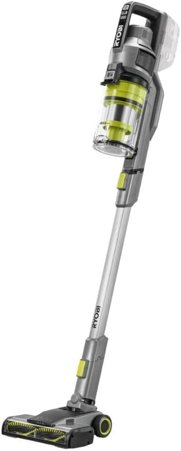 RYOBI 18 V ONE+ Brushless Akku-Staubsauger RSVS18BL-0, 90 AW Saugleistung, bürstenloser Motor, ohne Akku und Ladegerät, Anthrazit