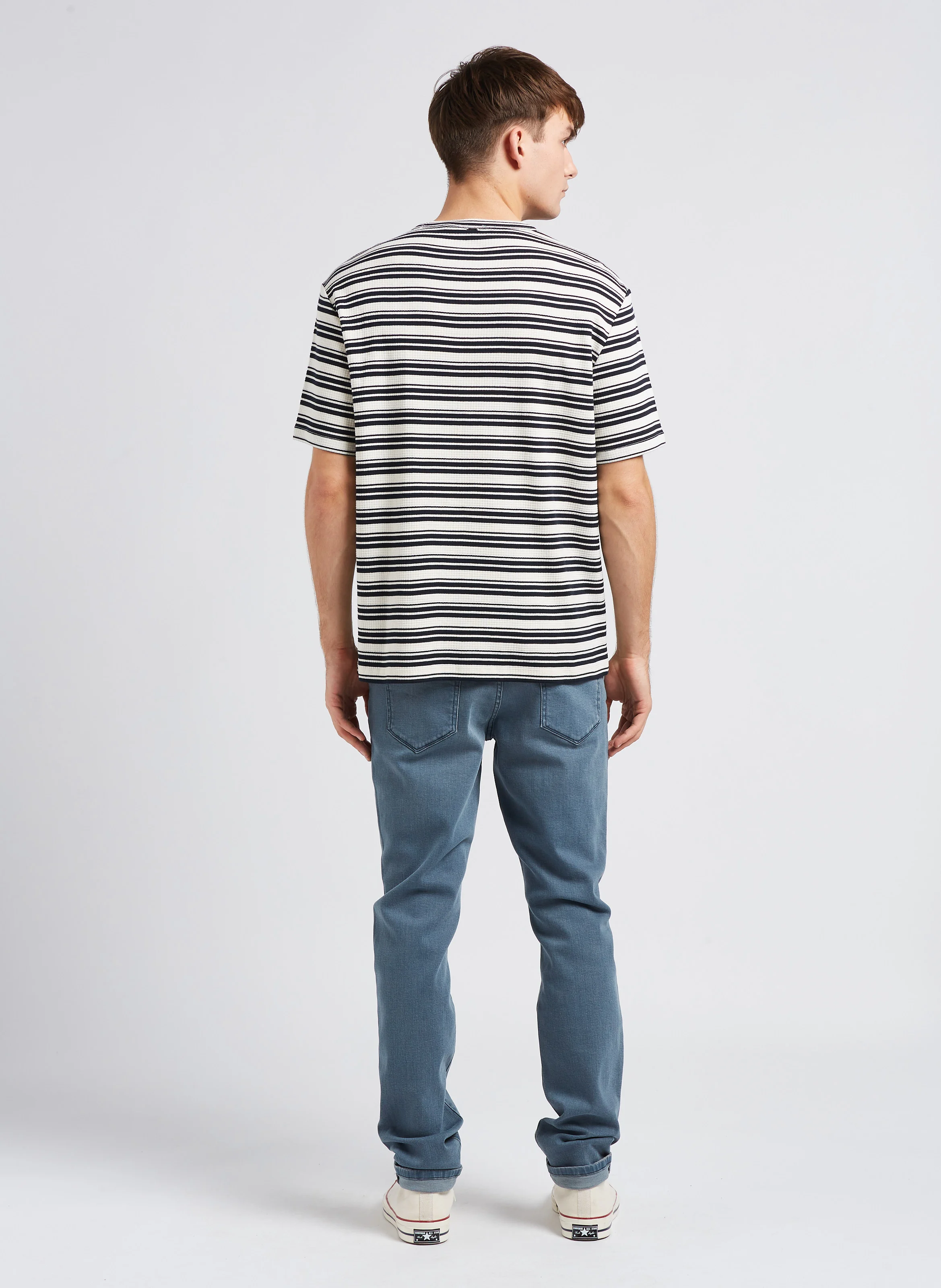 Jean slim en coton bio stretch| Bleu