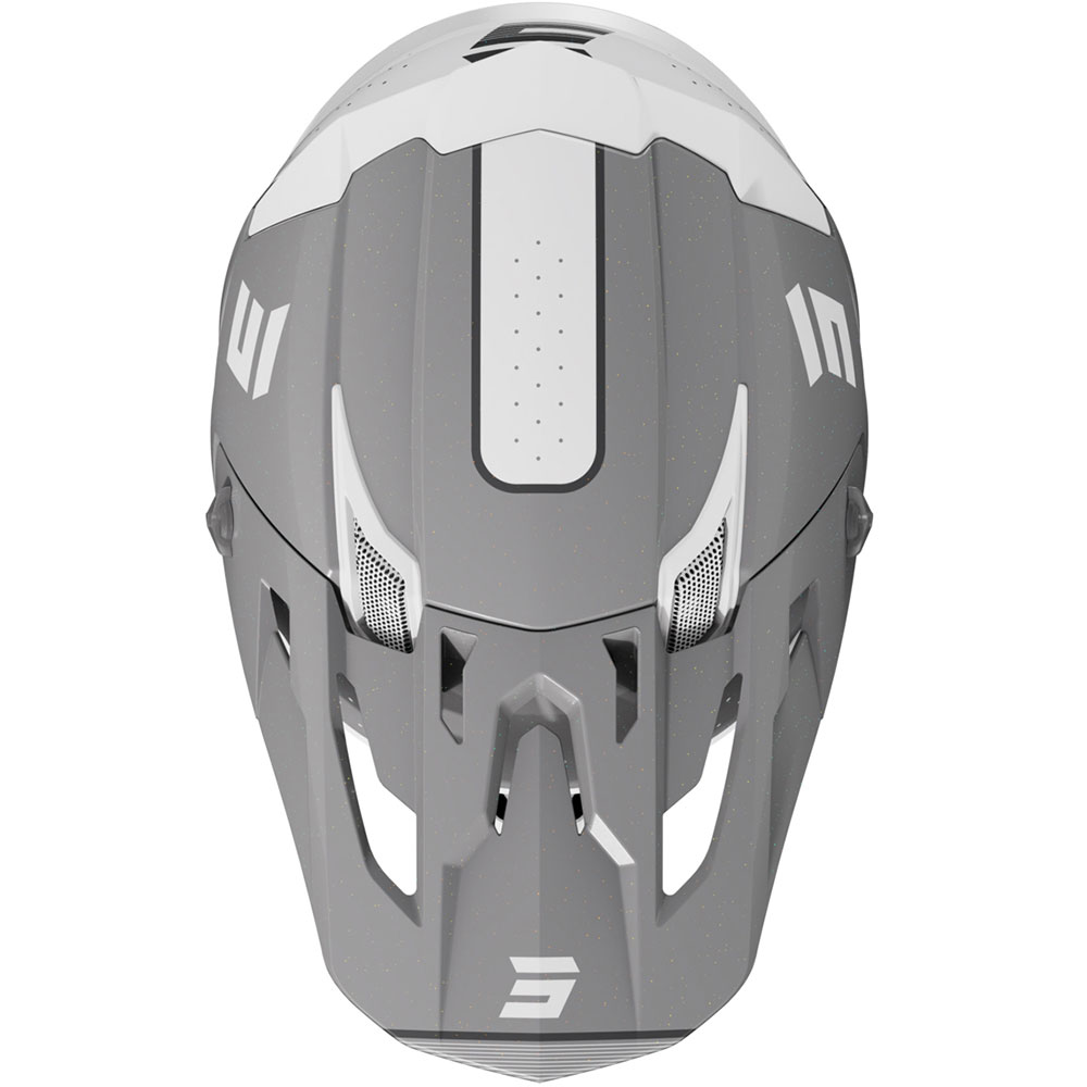 Shot - Casque Core Honor Gris / Blanc / Brillant