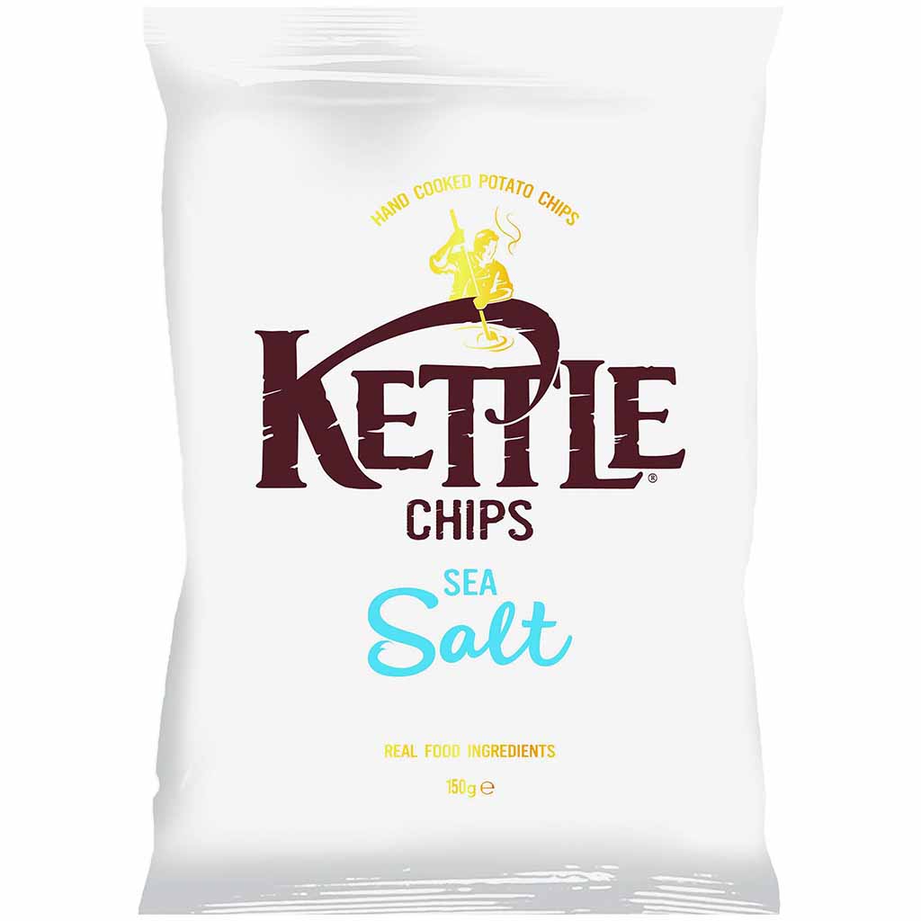 Kettle Chips Sea Salt 130g MHD:30.11.24