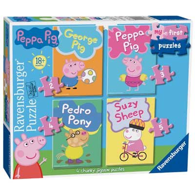 Peppa Pig My First Puzzle 3 Puzzles (Jigsaw)