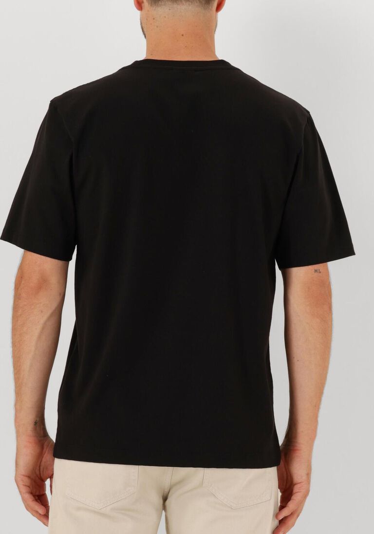 zwarte filling pieces t-shirt t-shirt gowtu