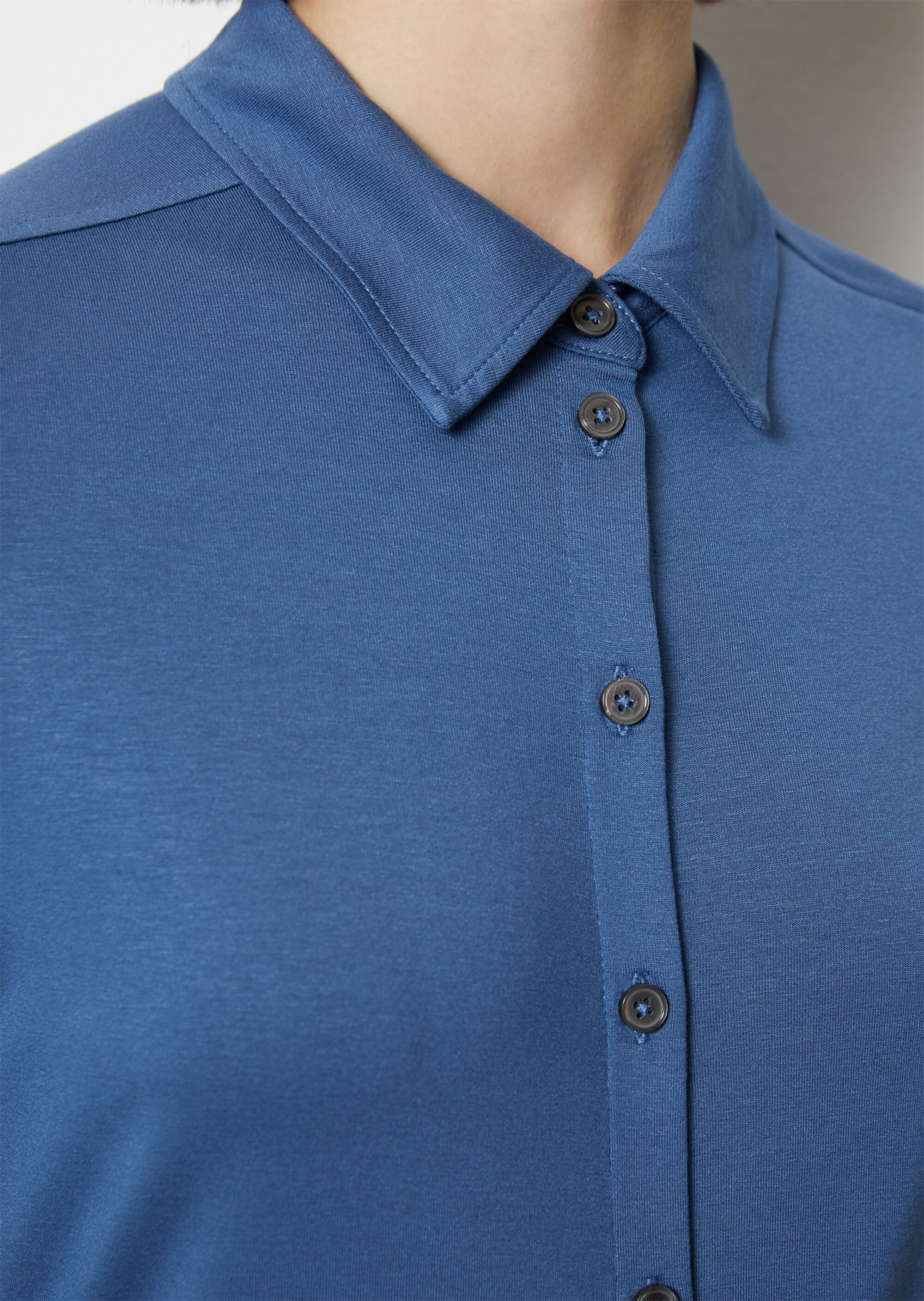 Jersey-Bluse regularaus LENZING™ ECOVERO™