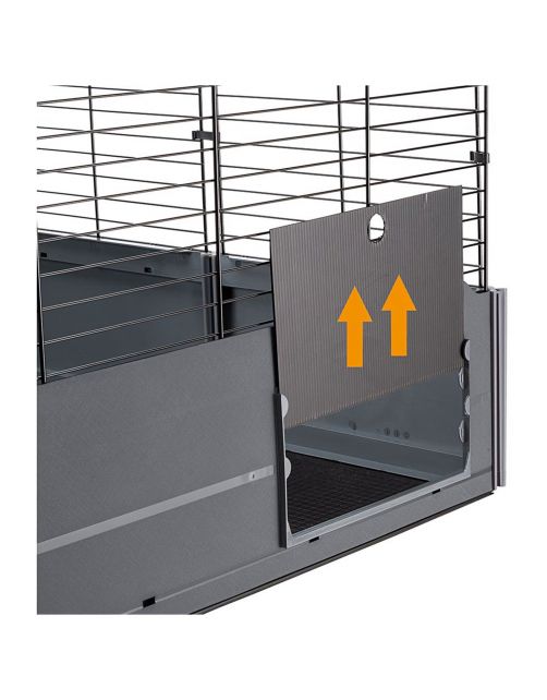 Ferplast Multipla - Dierenverblijf - 107.5x72x50 cm Grijs
