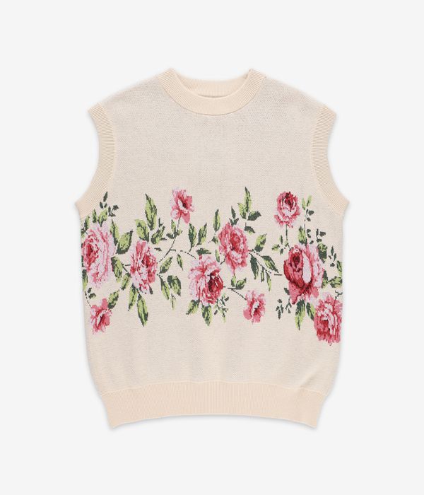The Loose Company Flower Knitted Weste (cream)