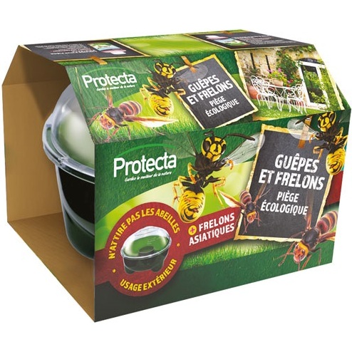 Piège à guêpes et frelons écologique 2.4 L