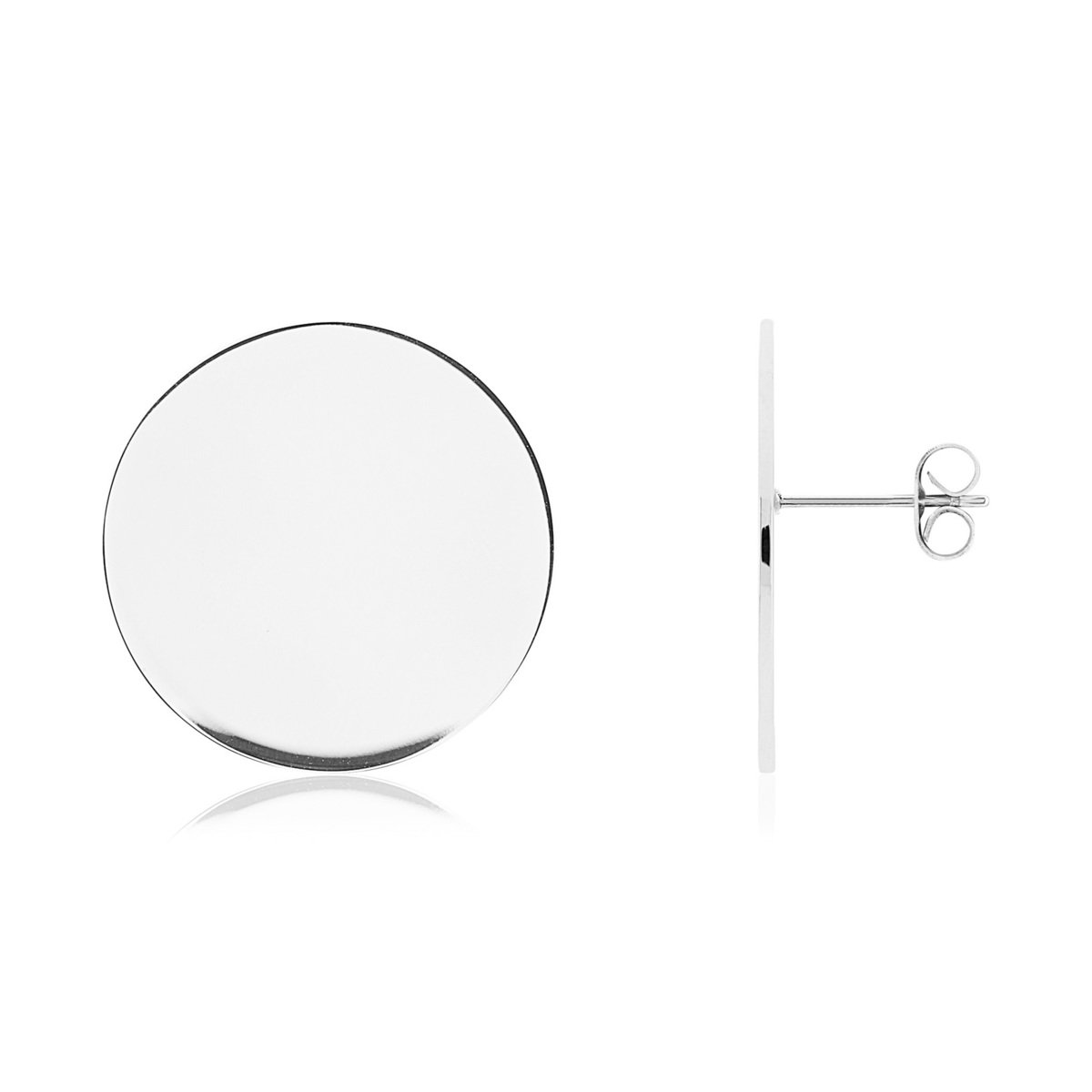 Boucles d'oreilles acier