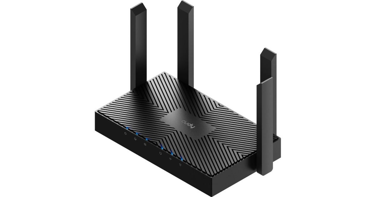 CudyAX3000 Gigabit Wi-Fi 6 Mesh Router  (Zwart, Cudy Mesh)